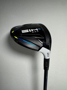 TaylorMade SIM 2 MAX 18° Fairway 5 Wood Ventus Blue FW 5-R Graphite Regular w/HC - Picture 1 of 7