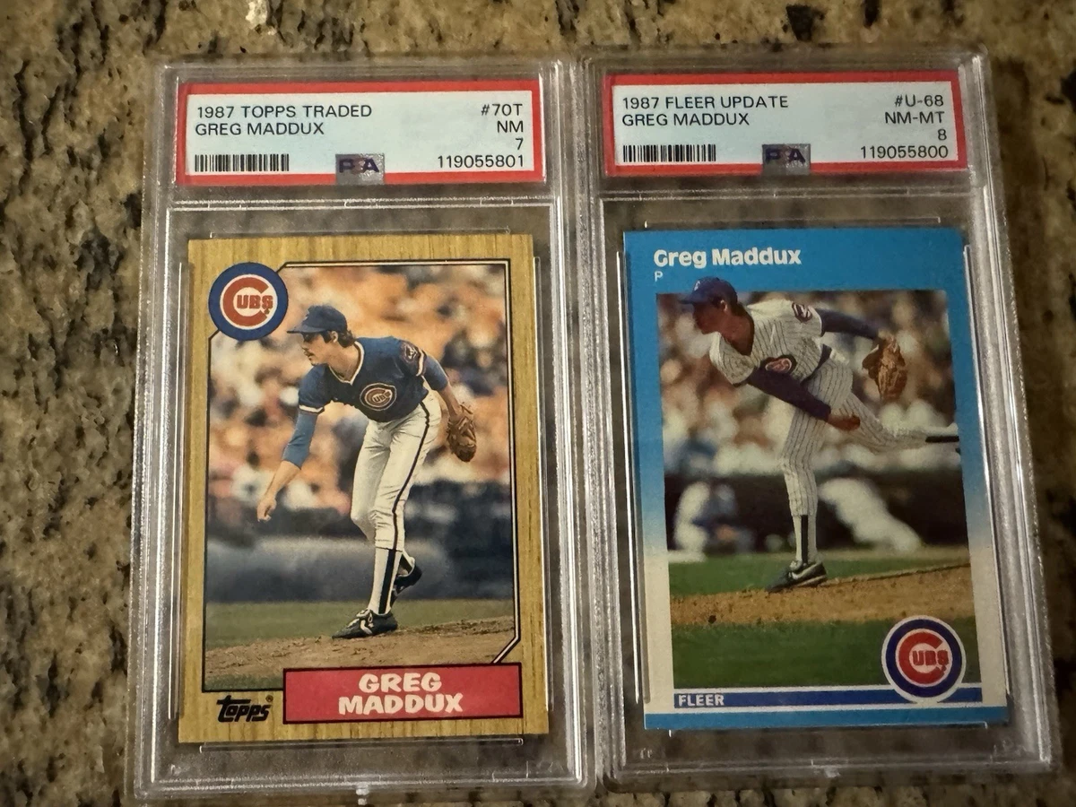スポーツ選手 87 fleer update greg maddux rc!.! Amazon.com: 1987