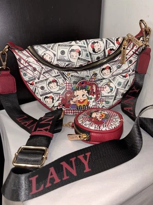 Bolso Bandolera Betty Boop LANY con Bolsa para Monedas Dibujos Animados Monedero Estampado de Dinero Foto 1 de 4