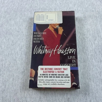 1991 Welcome Home Heroes Live In Person With Whitney Houston VHS 96 Minutes - Image 1 of 4