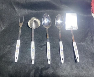 Juego de utensilios para servir cocina vintage Corning Fruit - Imagen 1 de 8