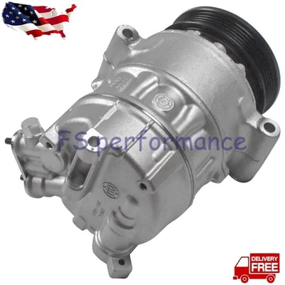 Compresor de aire acondicionado con embrague para Chevrolet Malibu 2016-2022 L4 1,5 L sedán 84364335 Foto 1 de 4