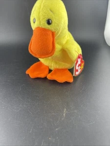 Ty Beanie Babys - Quackers die Ente 6 Zoll Plüschtier (4024) - Bild 1 von 9