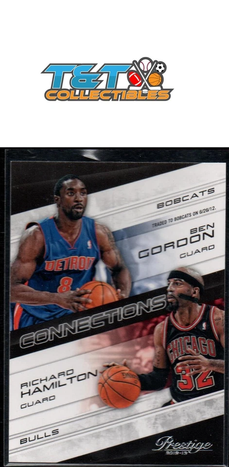 2012-13 Panini Prestige Connections #22 Richard Hamilton / Ben Gordon Insert 7 - Image 1 of 1