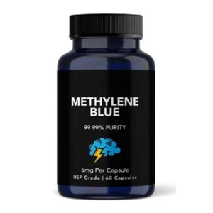 Methylene Blue Capsules 5mg - USP Grade, 99.99% Purity, 60 Capsules HO T - Picture 1 of 4