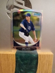 2013 BOWMAN CHROME "CREAM OF THE CROP" MINI REFRACTOR ROOKIE MAX FRIED