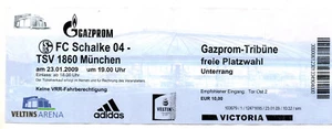 Bilet FSP FC Schalke 04 - TSV 1860 Monachium 23.01.2009 - Zdjęcie 1 z 1