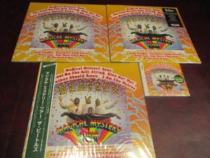 BEATLES MYSTERY TOUR VERIFIED 2003 TOSHIBA OBI JAPAN + UK FROM 90'S + 180G + CD - Picture 1 of 1