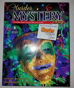 Murder Mystery Party Games - Murder at Mardi Gras party or group game - Picture 1 of 2