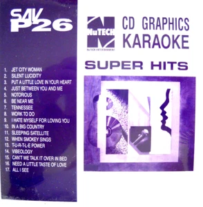 **NEW SEALED KARAOKE CD+G DISC NUTECH SAVP26 POP HITS FREE POST IN AUSTRALIA** - Picture 1 of 2
