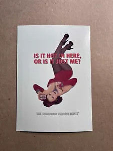 SINDY DEVIL GIRL IS IT HOT IN HERE OR JUST ME? 2000 ALTOIDS advertising postcard - Picture 1 of 2