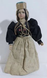 I103176 Bambola in plastica - Costumi slavi ? - h 37 - Imagen 1 de 5