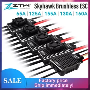 ZTW 125A 130A 160A Brushless ESC 6-14S HV SBE Speed Controller for RC Helicopter - Picture 1 of 17