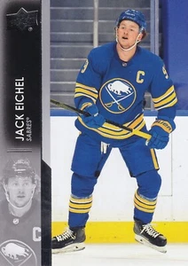 2021-22 Upper Deck Series 1 #22 - Jack Eichel - Buffalo Sabres - Picture 1 of 2