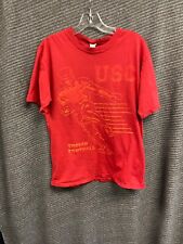 VTG Chip Pepper USC Southern California Football Faded Retro Print Tshirt M