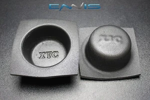 2 PCS SPEAKER BAFFLE ACOUSTIC FOAM 5'' ROUND SHALLOW CAR AUDIO BASS IBBAF52 - Picture 1 of 8