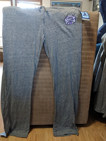 Womens Sacramento Kings NBA Storel Gray Sweat Pants Large W/Tags Cover