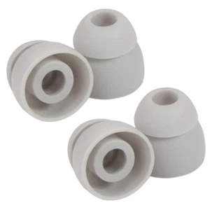 Double Flange Ear Tips Earbuds Silicone Pads For In Ear Headphones In-Ear 4.5mm - Picture 1 of 11