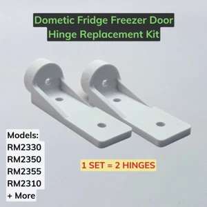 2 x Dometic Freezer Door Hinge Plate Replacement Part Instamatic - Upgraded PETG - Foto 1 di 4