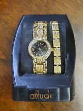 Allude Women's Gold Toned Bracelet Band Analog Watch - New!!!