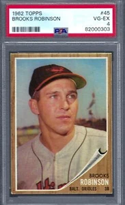 1962 Topps #045 PSA 4 Brooks Robinson Orioles 45 Nice! - Picture 1 of 2