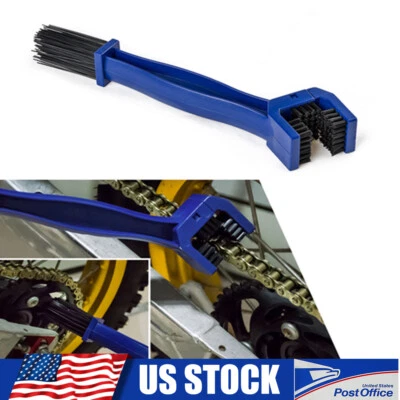 Motorcycle Chain Gear Dirt Clean Brush For BMW Honda Kawasaki KTM Yamaha Suzuki Foto 1 de 4