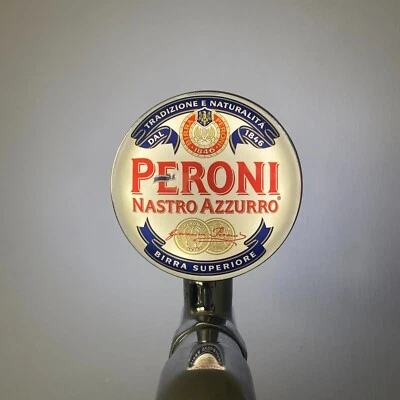 Brand New Peroni Beer Badge! Peroni Beer Lens! Peroni Pump Badge! Frog Eye - Image 1 of 2