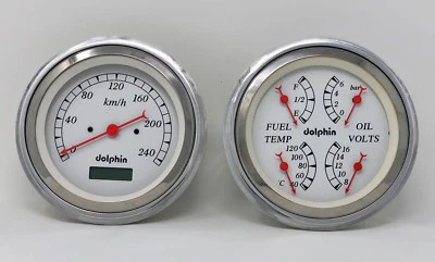 1947 1948 1949 1950 1951 1952 1953 Chevy Truck 5" calibre tablero conjunto métrico  Foto 1 de 4