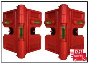 2 Pack Folding Magnetic Post Level for Pipe, Post and Beams Leveling - Picture 1 of 2