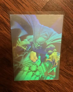 BATMAN HOLO SERIES PROMO CARD PREMIERE EDITION 1996 SKYBOX DC COMICS - Picture 1 of 2