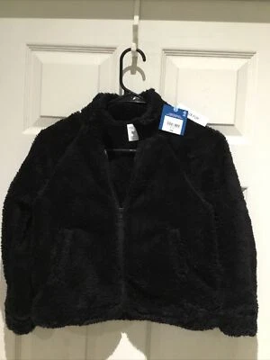 New Arizona Sherpa Faux Fur  Black Size S7/8 For Girls With Tags - Image 1 of 4