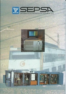 Folleto de tren ferroviario - SEPSA - Descripción general de la compañía de equipos electrónicos 1999 (RB29) - Imagen 1 de 1