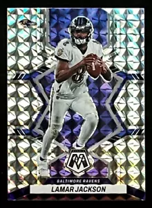 2022 Panini Mosaic Lamar Jackson Mosaic Silver Prizm Parallel No 13 Ravens - Picture 1 of 4