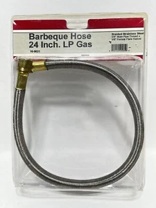 16-9031 Stainless Steel Propane Bbq Hose 3/8 inch Male Pipe X 3/8 inch Flare Swv - Picture 1 of 4