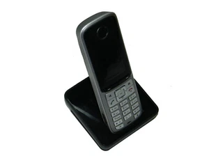 Gigaset S4 Professionale Telefono Cordless Con Base Di Ricarica Argento Nero - Foto 1 di 3