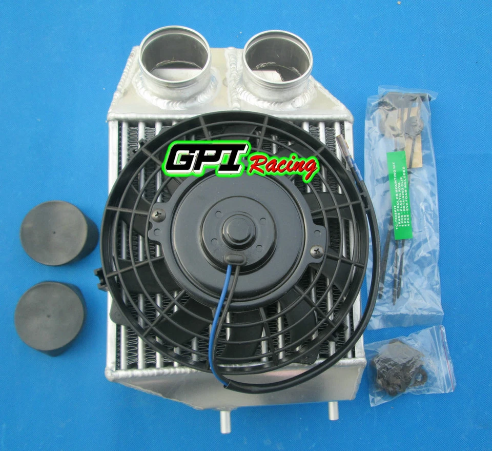 Intercool de montaje lateral de aluminio de 5" para ventilador Renault 5 R5 GT Turbo Super BC40 85-91 Foto 1 de 4