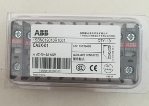 #LL 10PCs NEW ABB contactor accessory CA5X-01 CA5X01 1NC - Picture 1 of 2