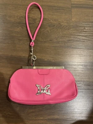 Bolso Muñequera Dolce and Gabbana Y2K Rosa Mariposa, Cartera Foto 1 de 4