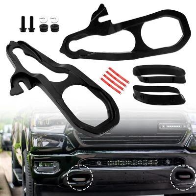 Ganchos de remolque delanteros de alta resistencia izquierda y derecha para Dodge Ram 1500 2019-2022 82215268AB Foto 1 de 4