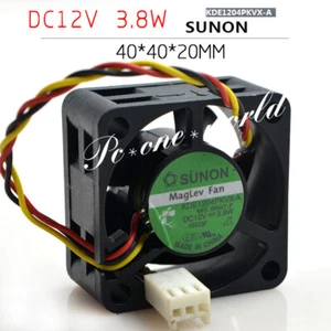 SUNON KDE1204PKVX-A 4020 DC12V 3.8W 4CM Cooler Cooling Fan 40mm x 40mm x 20mm - Bild 1 von 5