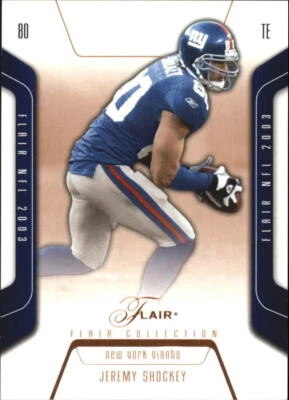 2003 Flair Collection #30 Jeremy Shockey /125 - NM-MT - Image 1 of 2