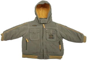 C&A Kinder Jungen Winter Stepp Jacke Kapuze Wattiert Größe 86 24 Monate Grün - Bild 1 von 2
