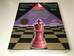 * Grandmaster Championship Chess New In Box PC Game 1995 Capstone CD-Rom. - Picture 1 of 9