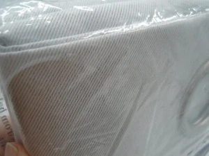 Sun Zero Lichtenberg One Panel 40"x 63" Blue/White Stripe Curtain Silver Grommet - Picture 1 of 4