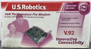 New U.S. Robotics USR5610B 56 Kbps Performance Pro Modem Robotics - Photo 1/8