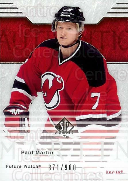 2003-04 SP Authentic #112 Paul Martin - Image 1 of 1
