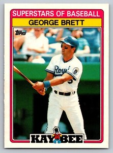 1989 Topps Kay Bee Toys Superstars of Baseball #2 George Brett