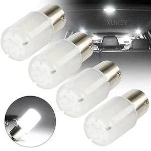 4x bombillas interiores LED Super White 1156 1141 18-SMD cámper remolque 5000 k - Imagen 1 de 9
