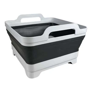 10-Quart Collapsible Sink 12.1 in L x 12.1 in W x 2.75 in H (7.87 in Expanded) - Picture 1 of 8