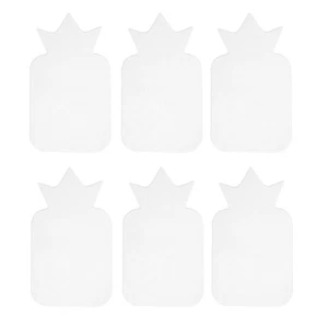 6 Pcs Back Sweat Pads Easily Absorb Crown Shape Sweat Back Perspiration Sheets - Picture 1 of 8